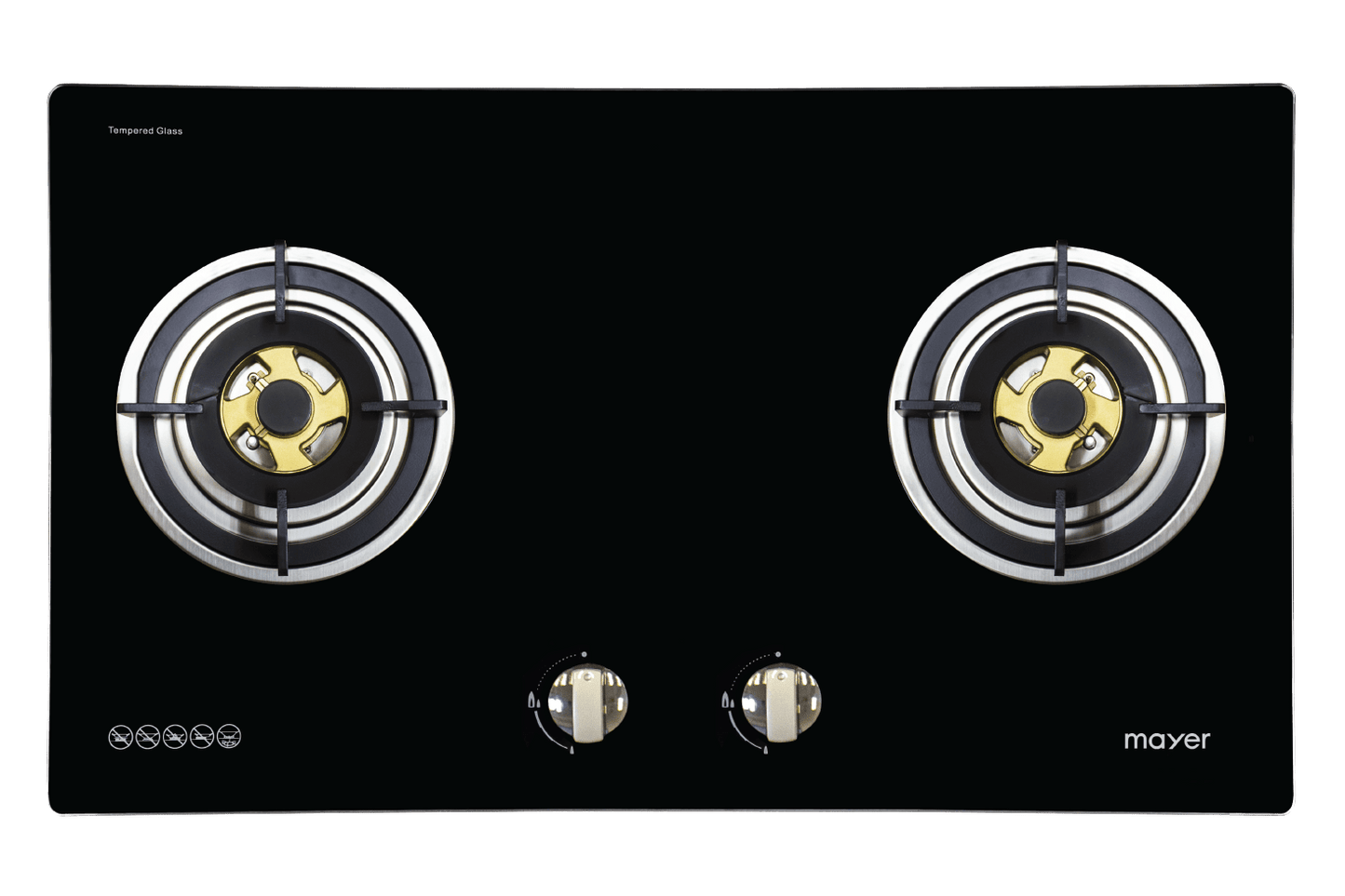 Mayer MMGH772HI Built-in Gas Hob (Glass)