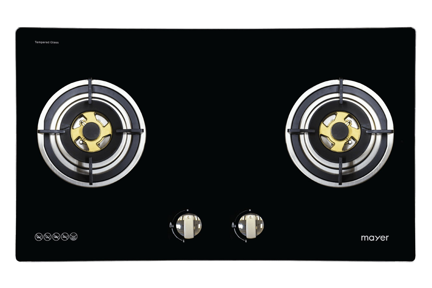 Mayer MMGH882HI Built-in Gas Hob (Glass)