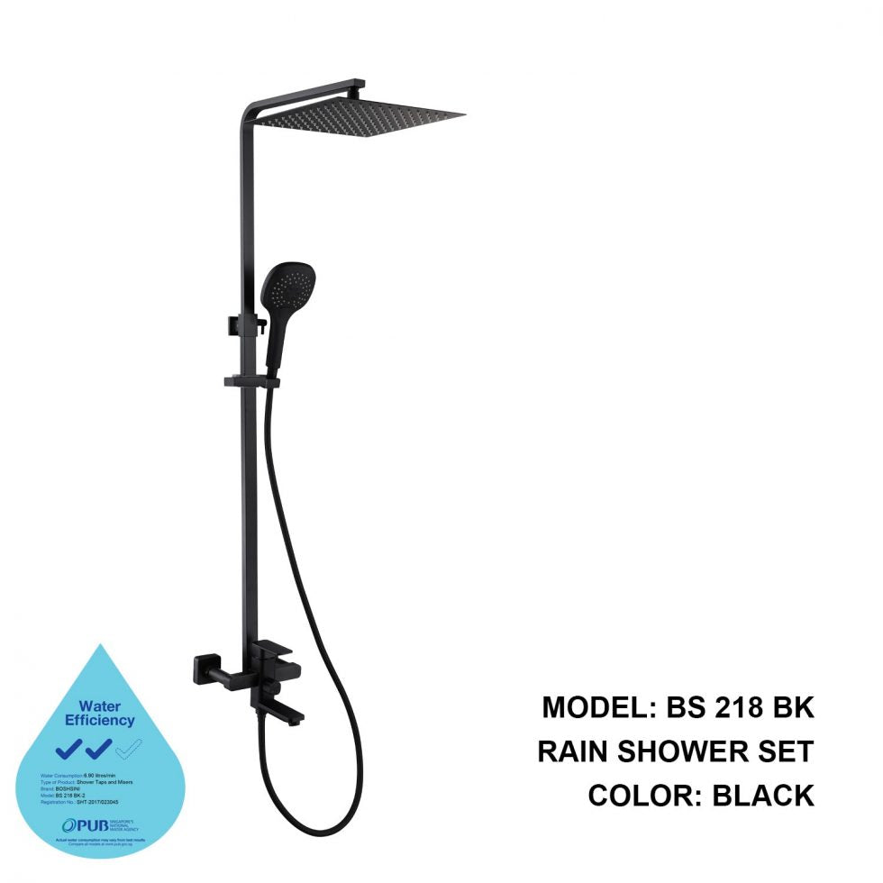 Boshsini BS 218 BK RAIN SHOWER