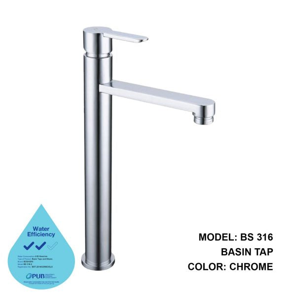 Boshsini BS 316 TALL BASIN TAP