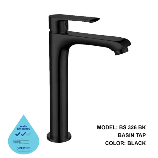 Boshsini BS 326 BK TALL BASIN TAP