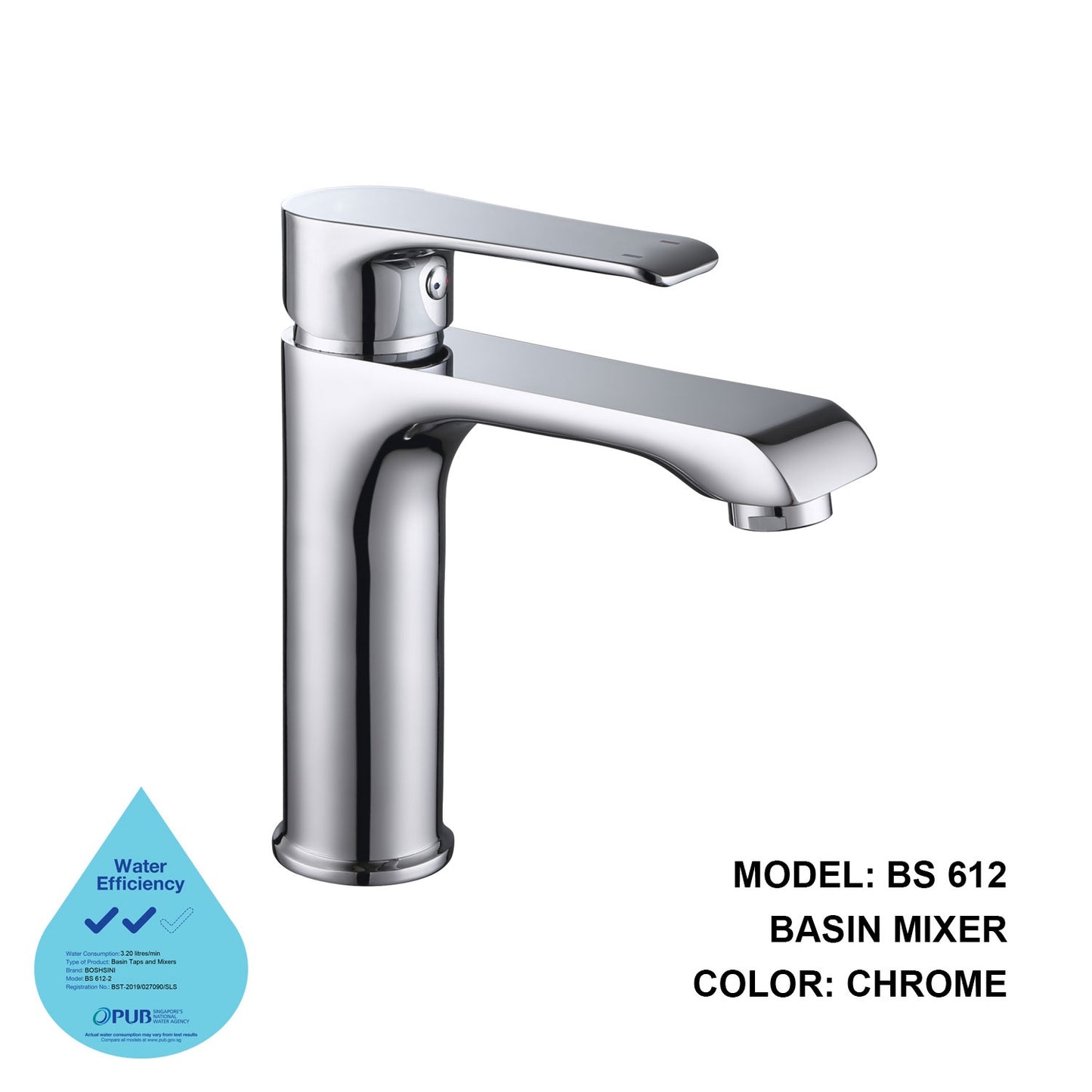 Boshsini BS 612 BASIN MIXER TAP