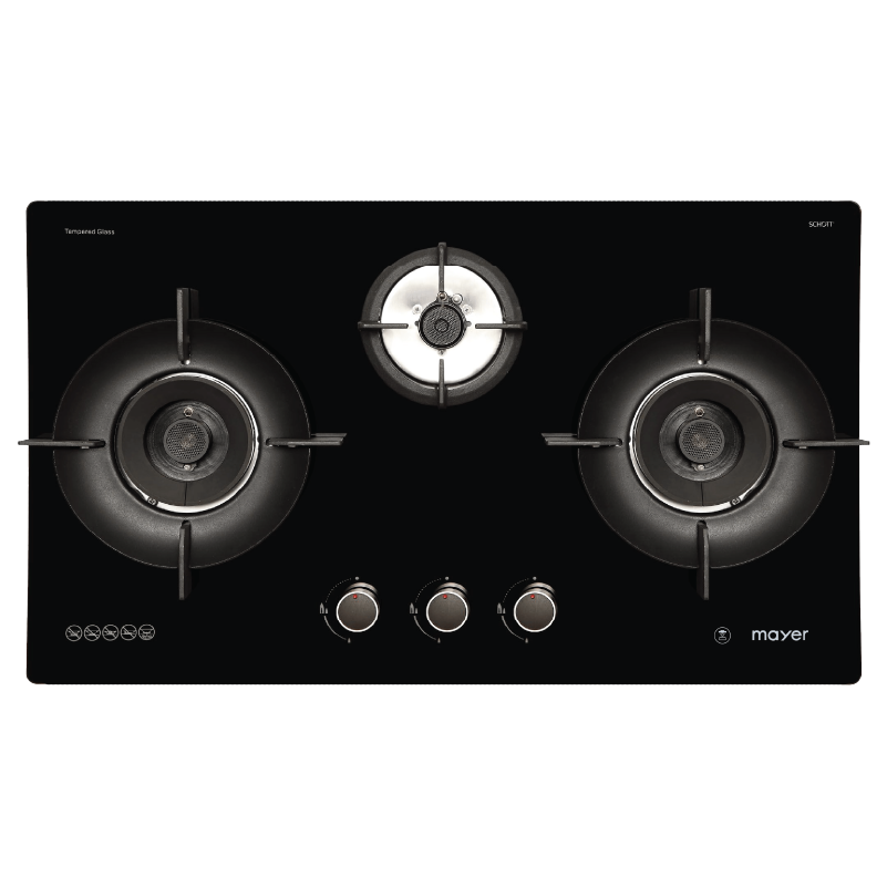 Mayer MMGH793 Built-in Gas Hob (High Efficiency Glass)