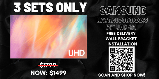 [LIMITED TIME SALE] Samsung UA75AU7000KXXS