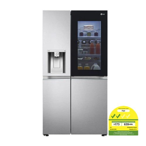 LG GS-X6172NS Side by Side Refrigerator with InstaView Door-in-Door (617L)