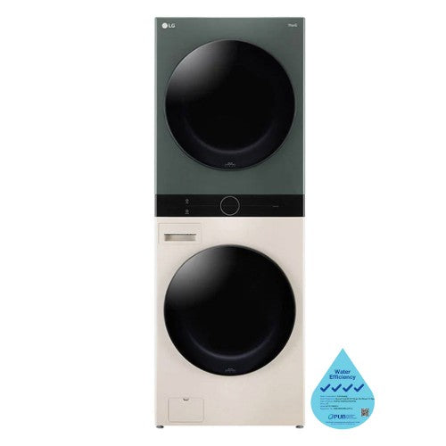 LG WT2116NHEG AI DD Front Load WashTower (21/16kg)(Water Efficiency 4 Ticks)